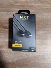 NXT Technologies 6' DisplayPort Audio/Video Cable, Black, NX51763 picture