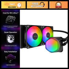 240mm AIO Liquid CPU Cooler with ARGB Lighting - High Performance Cooling Soluti picture