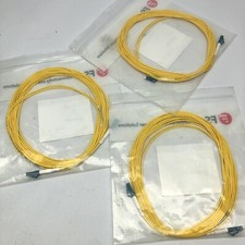 QTY 3 FS -7M 9/125 SINGLE MODE FIBER PATCH CABLE CONNECTOR LC/UPC-LC/UPS SIMPLEX picture