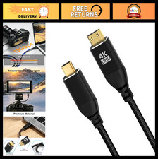 4K Mini HDMI to USB-C Cable 3FT, 4K@60Hz for DSLR Cameras & Portable Monitors picture