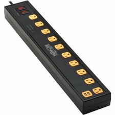 Tripp Lite Protect It 10-Outlet Surge Protector with Swivel Light Bars - 5-15R picture