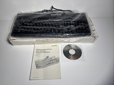 NEW Vintage Cherry G83-6763LQAES-2/01 Compact Mechanical PORTABLE Keyboard PS2 picture