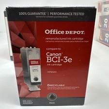 Office Depot Canon BCI-3e Black Remanufactured Ink Cartridge picture