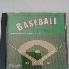 Baseball Manager V3 Professional Ed-Windows software-Team Management/Stats-2003 picture