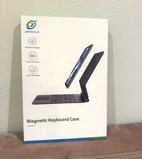 JIBREALG Magnetic Keyboard Folio Case w/ Trackpad for iPad Air 11