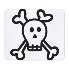 CafePress Skull And Crossbones Mousepad  (708910025) picture