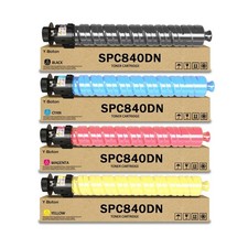 SPC840dn High Capacity Toner Cartridge Replacement 821255 821256 821257 82125... picture
