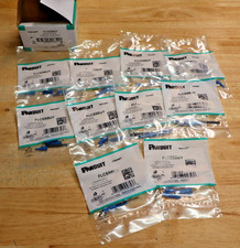 Box of 10 Panduit FLCSSBUY Field Polish LC Simplex Connector OS1/OS2 Blue picture