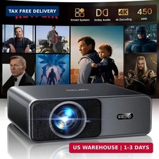 Smart Projector[Compatible with Netflix]4K Projector with WiFi 6 and 2-Way Bluet picture