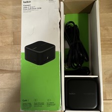 Belkin Connect USB-C 6-in-1 Core GaN 130W Docking Station, Black, INC018 picture