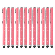 12 Pcs Bling Crystal Stylus Pens for Touch Screens, Pink picture