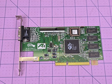 ATI 109-52800-01 AMC Ver 2.0 3D Rage IIC AGP 4MB VGA Graphics card - tested. picture