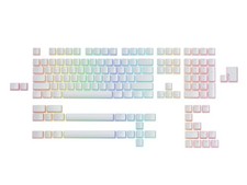 Aura V2 White PBT Pudding Keycaps Mechanical Keyboards ANSI ISO Compatible picture