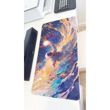 Abstract Cosmic Astronaut Large Gaming Mouse Pad 23.6