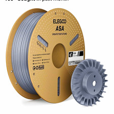 ELEGOO ASA 1.75mm Gray 3D Printer Filament 1kg Spool for FDM Printers picture