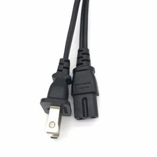 AC Power Cord flat Fig 8 Cable for Singer 8090 8763 Curvy 8770 Sewing Machine picture