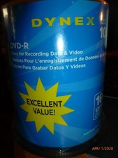 NEW Dynex DVD-R Recordable Media Discs 100 Spindle Pack - 16x 120min 4.7GB picture