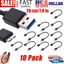 10 X Micro Usb 3.0 To Micro B Male Cable for Seagate Hard Drive Disk High Speed picture