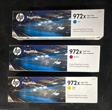 HP 972X High Yield Toner Cartridges for HP PageWide CMY 3-Pack picture