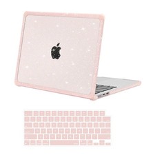 MOSISO Compatible with MacBook Air 13 inch Case M5 2026 M4 2025 M3 M2 Pink picture