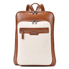 CLUCI Leather Laptop Backpack for Women 15.6 inch Computer Backpack Travel La... picture