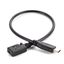 1pc USB 3.1 Type C Male Plug to Mini USB Female Adapter Data Charger Sync  picture