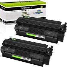 2PK GREENCYCLE Q2624A Black Toner Cartridge For HP LaserJet 1150 Printer picture