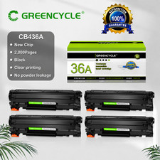 4PK CB436A Toner Replacement for HP 36A LaserJet P1505 P1505n M1120 M1522nf picture