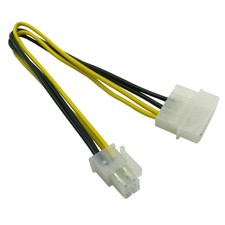 COMeap (3-Pack) 4 Pin Molex Connector, LP4 to ATX 4 pin, Black picture