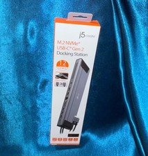 J5Create JCD552 M.2 NVMe USB-C Gen 2 Docking Station - 4K HDMI picture