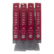 4pk CLI-281XXL magenta Ink Cartridge for Canon Pixma TS8120 TR8520 TS9520 TS9521 picture