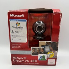 Microsoft LifeCam VX-3000 USB 2.0 Webcam Autofocus Camera – NEW Sealed picture