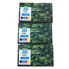 Three 936E High Yield Ink Cartridges (4-Pack) Black/Yellow/Magenta/Cyan Lot picture