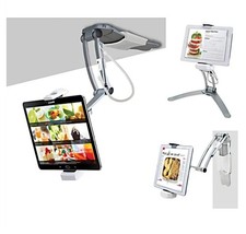 CTA 2-in-1 Kitchen Mount Stand for 7-13 Inch Tablets picture