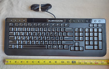 Alienware Multimedia Slim Gaming Keyboard USB USA QWERTY SK-8165 *READ* picture