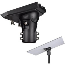 Weather-Resistant Adjustable Pipe Adapter for Starlink Dishes - Black Finish picture