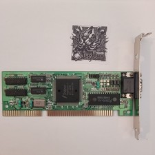 Trident TVGA9000i-1 ISA Video Graphics Card Vintage Retro PC VGA Adapter picture