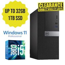 Dell i5 Desktop Computer PC, up to 32GB RAM, 2TB SSD, Win11 Pro, WiFi, DVD BT5.0 picture