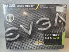 SEALED Vintage EVGA Geforce GTX 670 GDDR5 Graphics Card 