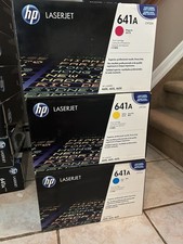 Brand New Genuine Factory Sealed Set Hp C9721a/9722a/c9723a/cym Toner Cartridge picture