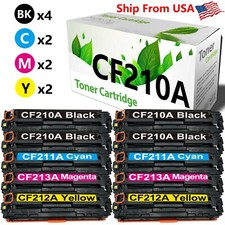 10PK Toner Cartridge replace for 131A CF210A-3A Color MFP M276n M276nw Printer picture