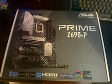 ASUS PRIME Z690-P ATX Intel LGA1700 DDR5 PCIe 5.0 M.2 HDMI Gaming Never Used picture