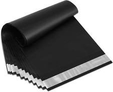 1000 19x24 Black Poly Mailers Self Sealing Shipping Envelopes Bags 2.5 Mil picture