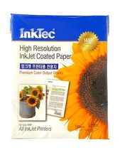 InkTec High Resolution InkJet Coated Paper Letter Size 105g/m² 100 Sheets picture