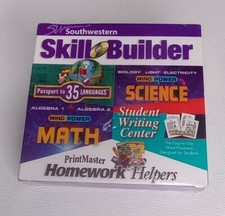Southwestern PrintMaster Homework Helpers Math/Science Skill Builder New picture