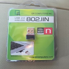 USB 2.0 Wireless 802.IIN 150Mbp - By QR Computers - NIP picture