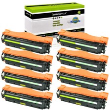 8PK BK High Yeild Toner Fits For HP CC530X 304X Laserjet CM2320NF CM2320FXI MFP picture