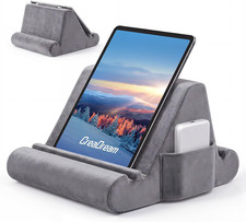 Tablet Pillow Stand, Soft Pillow Pad for Lap, Tablet Holder Dock for Bed with 3 picture