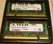 two A-Tech 1GB DDR2  PC2-5300 SODIMM /667 MHz  Notebook Memory RAM  new picture