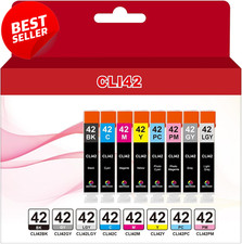 Compatible Ink Cartridges for Canon CLI42 PIXMA Pro-100 Printer 8 Pack US picture